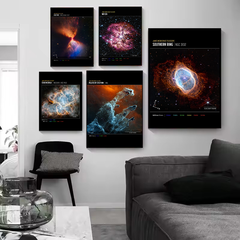 James Webb Teleskop Uzay Fotoğ - Star Map Poster incelemesi ve fiyatı