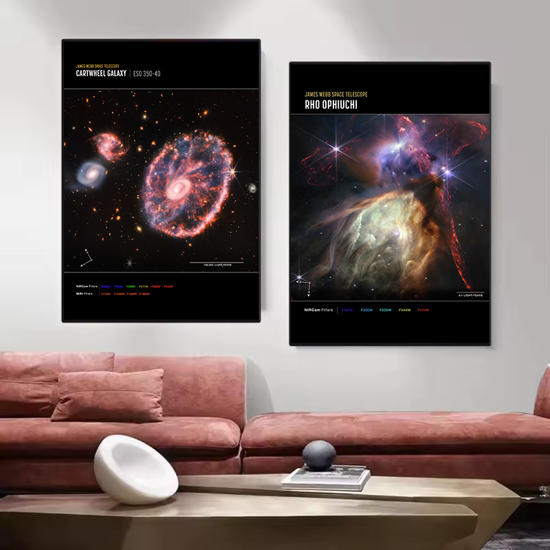 James Webb Teleskop Uzay Fotoğ - Star Map Poster incelemesi ve fiyatı